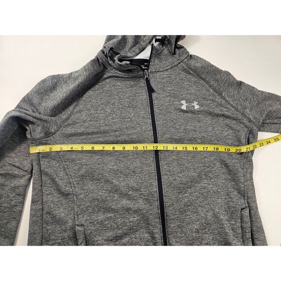Under armour size large L zip pockets adjustable zip front jacket fitted EUC # - Picture 7 of 7